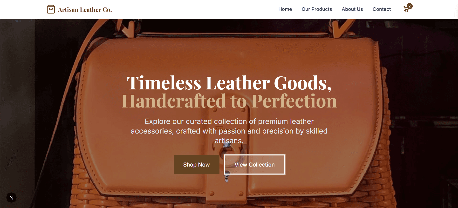 Leather Ecommerce
